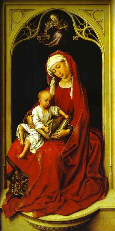 Rogier van der Weyden Madonna in Red  e5 France oil painting art